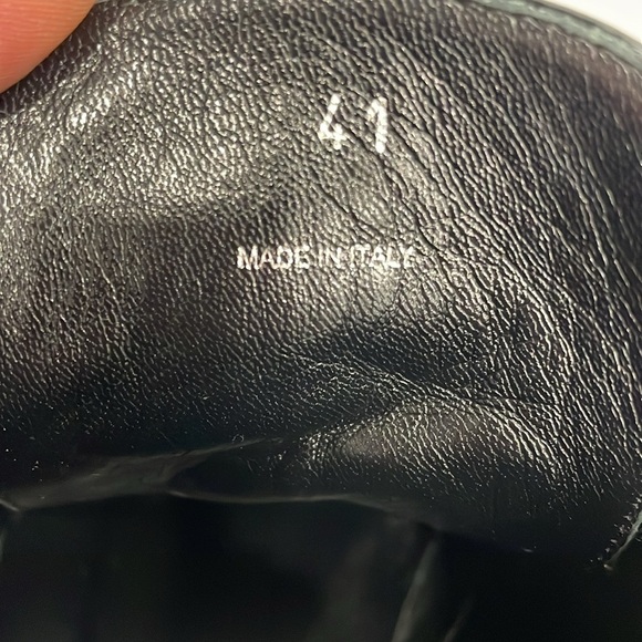 Alaia Patent Leather/Velvet Ankle Boots - Picture 15 of 16